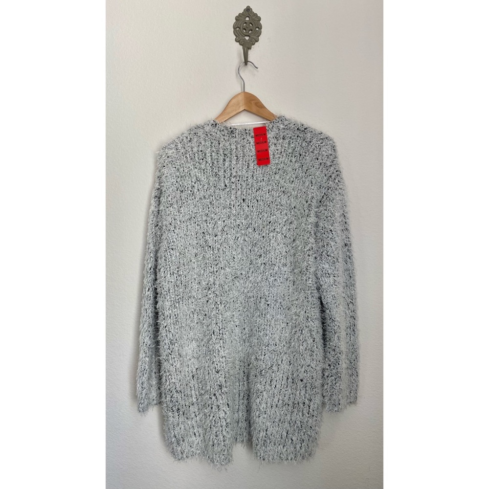 SOLD Kensie Frosted Shaggy Oversized Cardigan - Picture 9 of 13